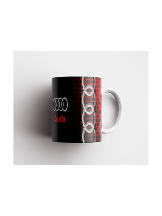 White Ceramic Mug Audi Dp2047