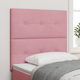 vidaXL Fabric Bed Headboard Pink 100x88cm