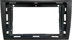 Рамка за автомобилно радио за Volkswagen Vw Golf 6 2008-2013 с 9" инчов сензорен екран, черна Android монтажна рамка, фасция за автомобилно радио, табло, фабричен тип пластмасова рамка