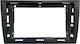 Πρόσοψη Volkswagen Vw Golf 6 2008 2013 Οθόνη Αυτοκίνητου Ηχοσύστημα Αφής 9" Ιντσών Vw Μαύρη Android Mounting Frame Fascia Car Radio Panel Dash Εργοστασιακού Τύπου Πλαίσιο Πλαστικό