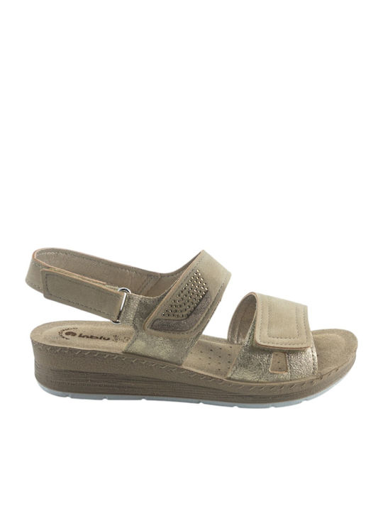 Inblu Πλατφόρμες Beige