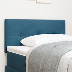 vidaXL Stoff Kopfstütze für Betten Blau 90x88cm