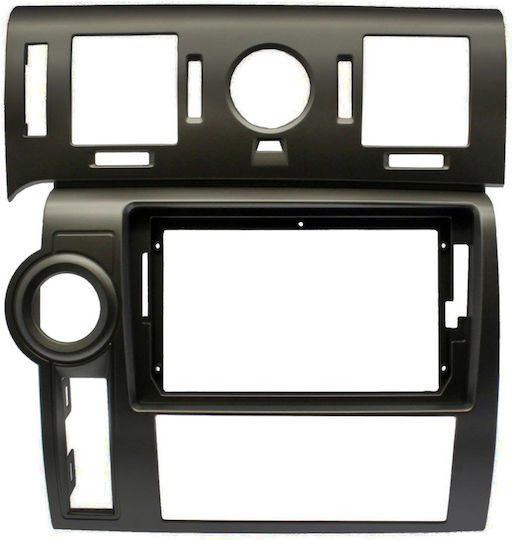 Hummer H2 2008 2009 Car Stereo Touch Screen 9" Inch Black Android Mounting Frame Fascia Car Radio Panel Dash Factory Type Plastic Frame
