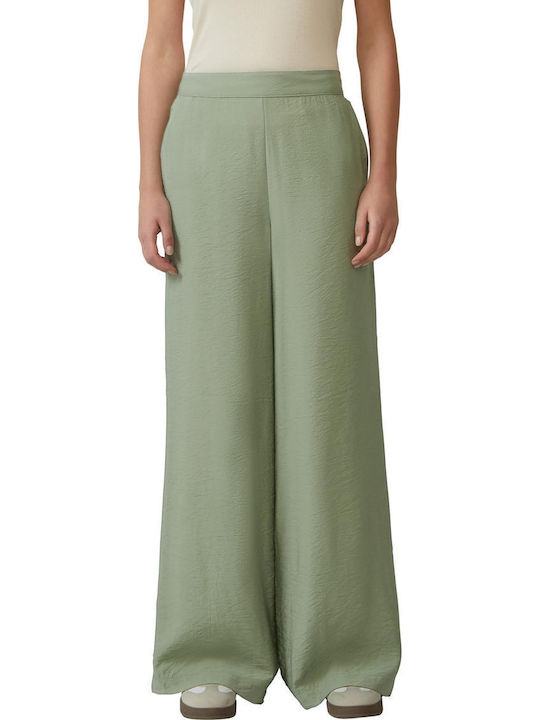 Women's Fabric Trousers Green