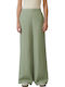 Women's Fabric Trousers Green