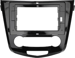 Nissan Qashqai 2014 Autoradio Touchscreen 10" Zoll Android Montage Rahmen Blende Autoradio Panel Armaturenbrett Werksart Kunststoffrahmen