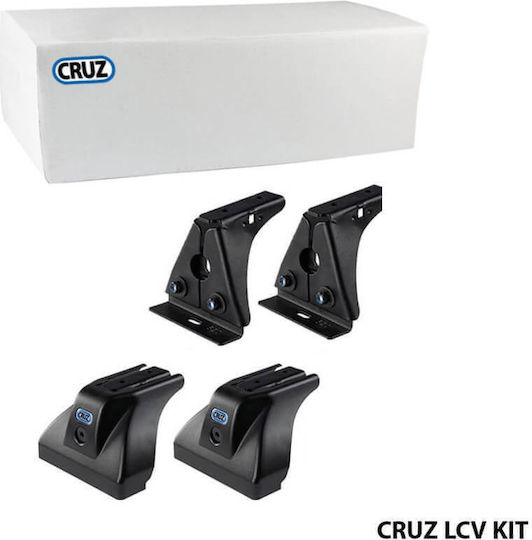 Leg Ends Roof Bars & Racks Cruz Lcv 934-227 Dacia Dokker 13+ Renault Express 21+ Set of 2 Pieces 1 Bar Auto Gs 51150