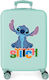 Disney Aloha Stich Children's Cabin Travel Suitcase with 4 Wheels Height 55cm 630141100001