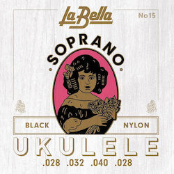 L15 La Bella Acoustic Folk String Set Soprano Ukulele L15 La Bella Acoustic Folk String Set Soprano Ukulele