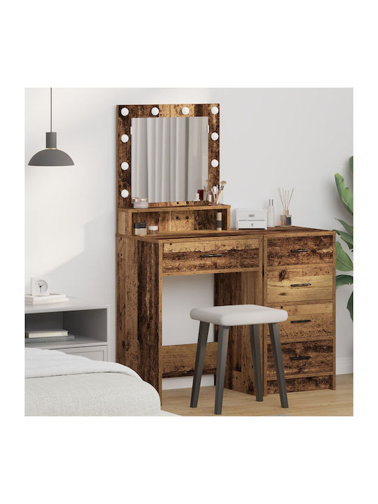 Makeup Dressing Table of Solid Wood Old Wood wi...