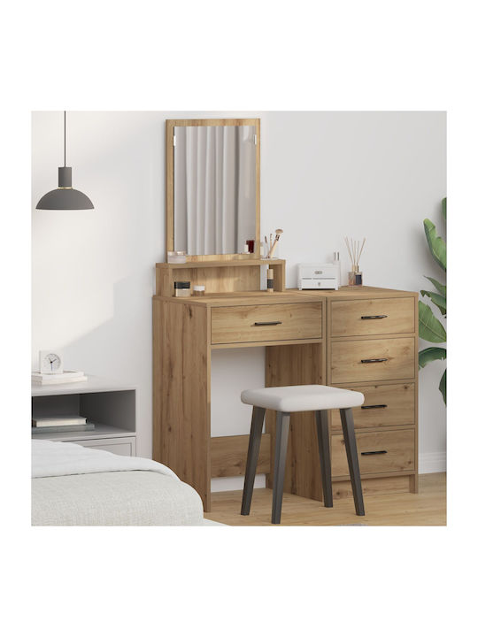 Schminktisch Hölzern Artisan Oak mit Spiegel 50...