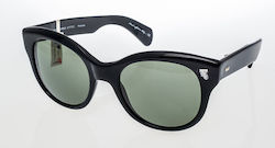 Oliver Peoples Γυαλιά Ηλίου Μαύρα με Κοκκάλινο Σκελετό Oliver Peoples Γυαλιά Ηλίου Μαύρα με Κοκκάλινο Σκελετό