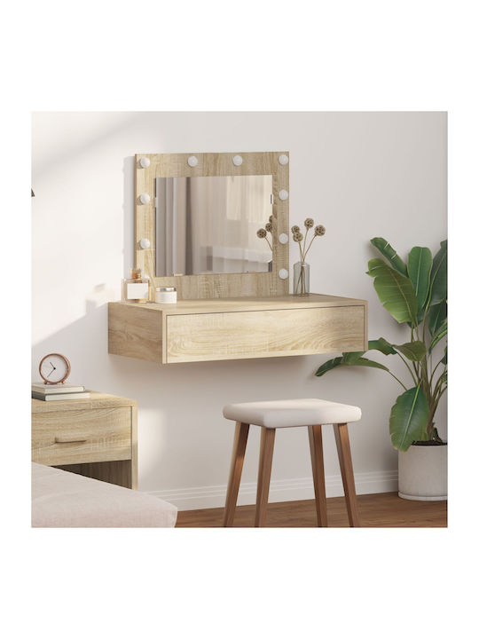 Wandmontage Schminktisch Schlafzimmer Holz Sono...