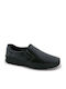 Men's Synthetic Leather Moccasins Black
