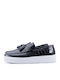 Δερμάτινα Ανδρικά Loafers σε Μαύρο Χρώμα