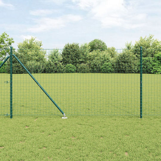 vidaXL Poartă de Gard din Metal în Culoarea Verde x32cm
