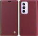 Yikatu Book Δερματίνης / Σιλικόνης Κόκκινο (Oppo Reno12 Pro)