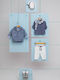 Bambolino Baptism Suit for Boy Zaxarias Blue