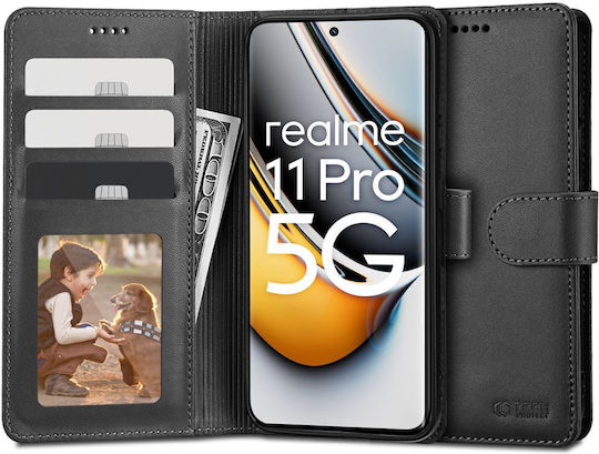 Tech-Protect Wallet Δερματίνης / Σιλικόνης / Πλαστικό Μαύρο (Realme 11 Pro / 11 Pro+)