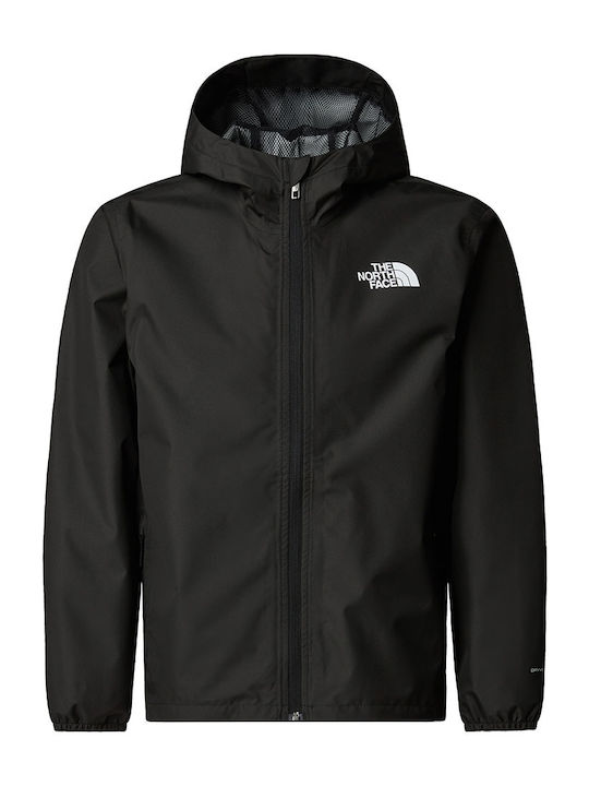 Kids' Sports Jacket with Hood Black