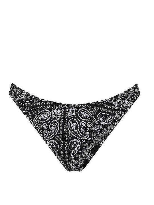 MC2 Nalu Curly Cheekiest Bikini Slip Μαύρο