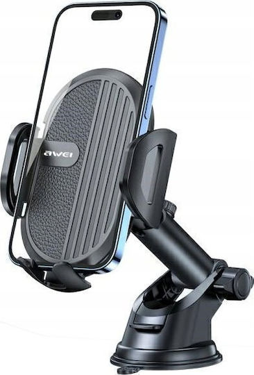 Awei Car Mobile Mount with Adjustable Hooks Black