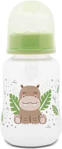 Lorelli Plastic Baby Bottle Anti-colic with Silicone Teat for 0+ Months Green 125ml