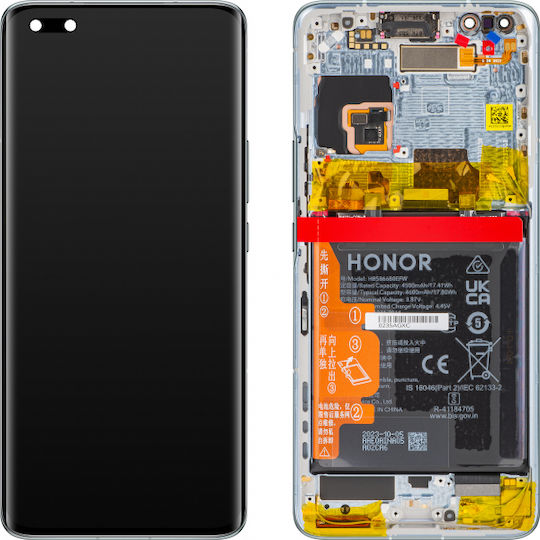 Honor Οθόνη mit Touch-Mechanismus für Honor Magic4 Pro (Schwarz)