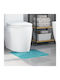 vidaXL Non-Slip Bath Mat Microfiber Toilet 4019820 Turquoise 50x50cm