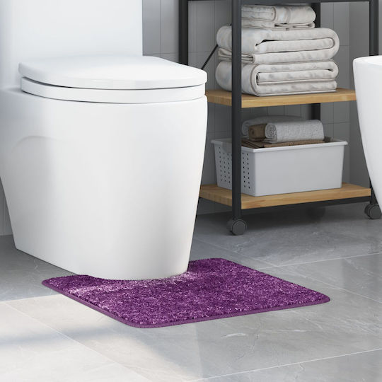 vidaXL Non-Slip Bath Mat Toilet 4019822 Purple 50x50cm