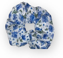 Florales Haargummi 11002 Hairutopia Blau