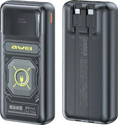 Awei P99K 20000mAh 22.5W Μαύρο