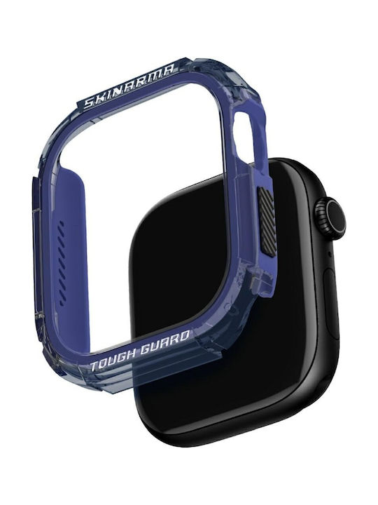 Skinarma Plastic Case in Blue color for Apple Watch 46mm