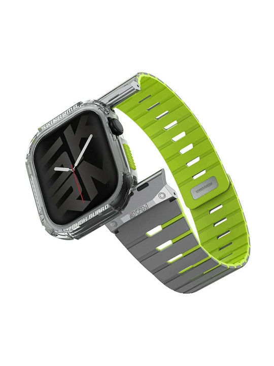 Skinarma Silikonhülle in Gray Farbe für Apple Watch 46 mm