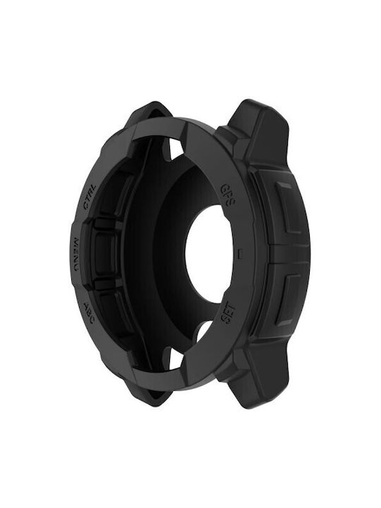 Protective Cover Carcasă de Silicon în culoarea Negru pentru Garmin Instinct 3