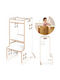 Learning Tower made of Wood White Lionelo