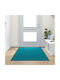 vidaXL Rutschfest Teppich Außenbereich Rechteckig Synthetisch,Polyester/Cotton/Leather Cyan