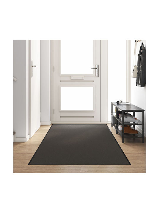 vidaXL Anti-slip Rug Outdoor Rectangular Charcoal