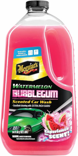 Meguiar's Meguiar's Wassermelone Kaugummi Autoshampoo mit Aktivschaum pH-Wert-Neutral 1L