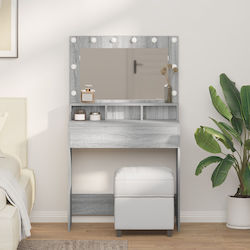 vidaXL Makeup Mirror Tabletop with Light