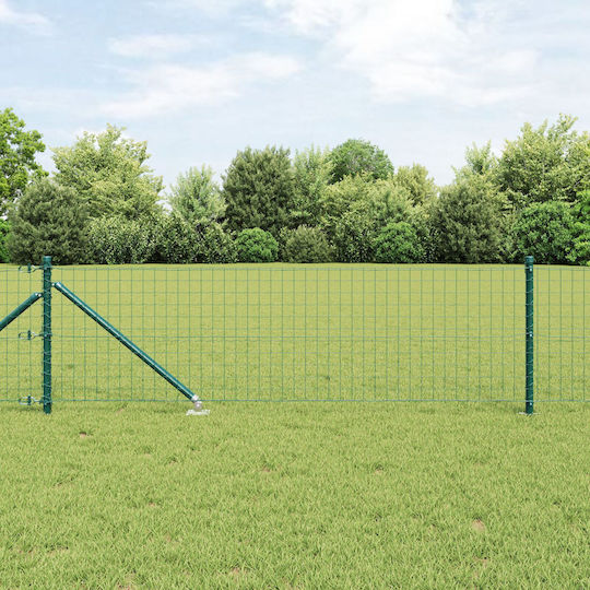 vidaXL Draht für Gartenzaun aus Stahl 32x32x60cm 26Stück Green
