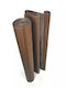 PVC Reed Fence 10mm Double-Sided Brown 200 Y X 300cm Brown 54136