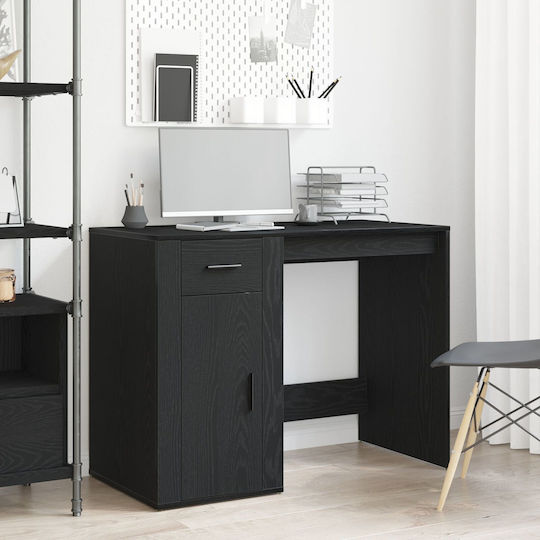 Schreibtisch Holz Black Oak 100x49x75cm