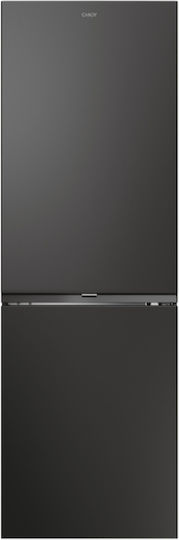 Candy Ψυγειοκαταψύκτης 355lt Total NoFrost Υ185xΠ59.5xΒ66.7εκ. Μαύρος ECN2CQTEB186