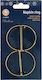 Alpina Appliances Napkin Ring Metallic Gold 4pcs