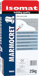 Σοβάς Isomat Marmocret-1 Μονής Στρώσης 25kg Λευκό
