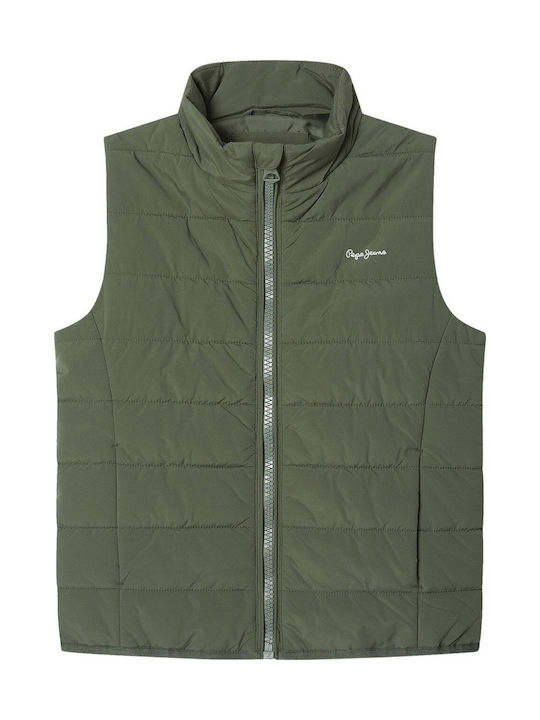 Macoy Kinderjacken & Winterjacken Lässig Ärmellos Khaki