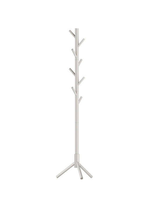 Vasagle Cuier de podea din Lemn Maro 47x47x175cm