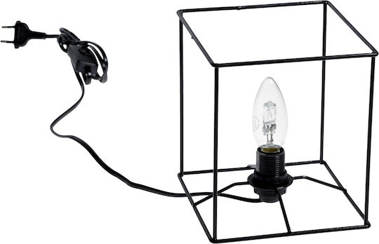 Gallis Dekorative Lampe mit Fassung für E14 Lampe Schwarz
