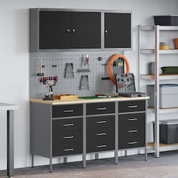 vidaXL Πάγκος Εργασίας Αντοχής 150kg 55x200x150...